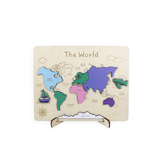 Kenya / Africa / Continent Wooden Puzzle Maps