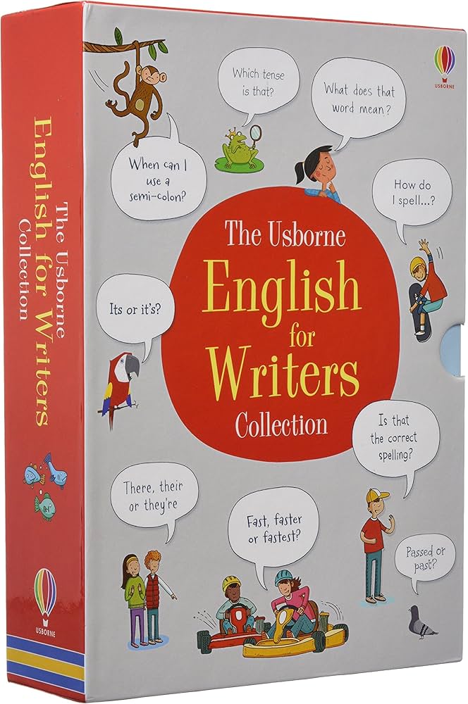 Usborne English for Writers 3-book collection: dictionary, grammar, thesaurus — Kids Library Kenya