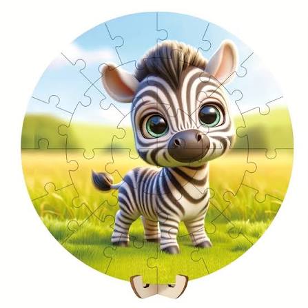 Magnetic Circular Animal Puzzle (28 Pieces)